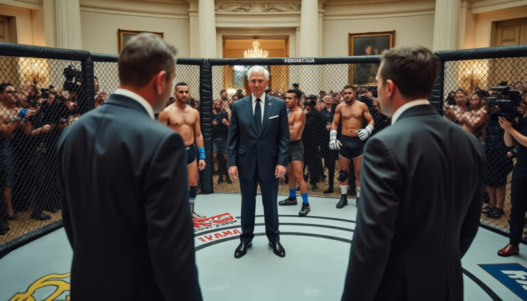 à 80 ans, donald trump invite le mma à la maison blanche pour une célébration unique, mêlant sport et prestige dans un événement exceptionnel.