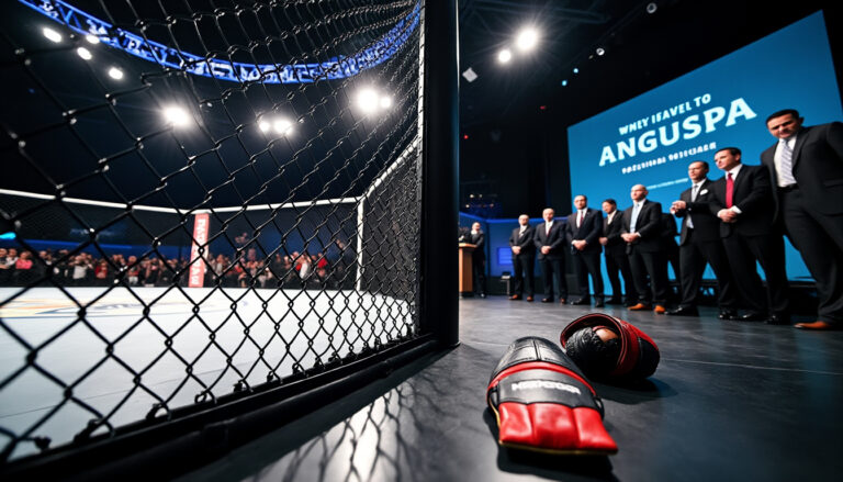 donald trump imagine un affrontement dans l'arène de mma à la maison-blanche, un combat symbolique qui pourrait marquer l'histoire pour toujours.