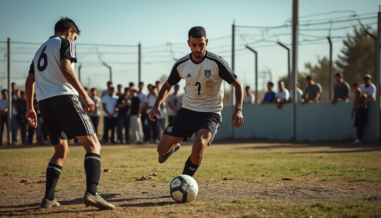 découvrez comment le football en cisjordanie devient un symbole d'espoir et de résistance au-delà des barrières et des barbelés, unissant les communautés à travers le sport.