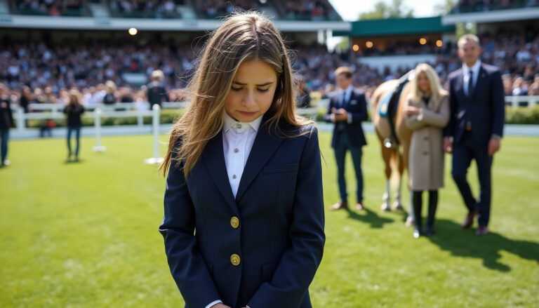 découvrez l'histoire touchante de giulia sarkozy, 14 ans, confrontée à une vague de haine après un concours hippique, et les révélations sur une mystérieuse malédiction qui semble la poursuivre.