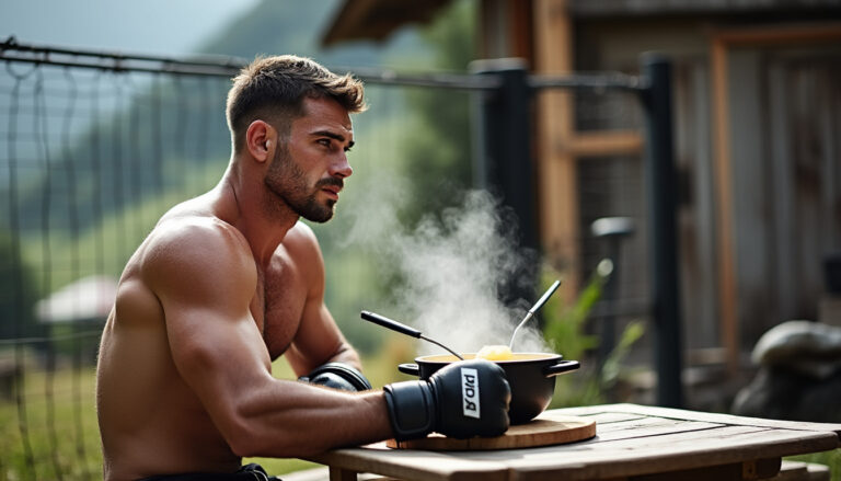 découvrez l'instant insolite où une star du mma savoure une fondue savoyarde en plein été, malgré son ignorance totale de la recette traditionnelle !