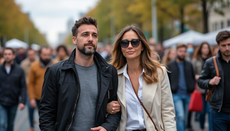 jordan bardella et maria carolina de bourbon des deux-siciles unis lors de la marche blanche en hommage émouvant à lyhanna.