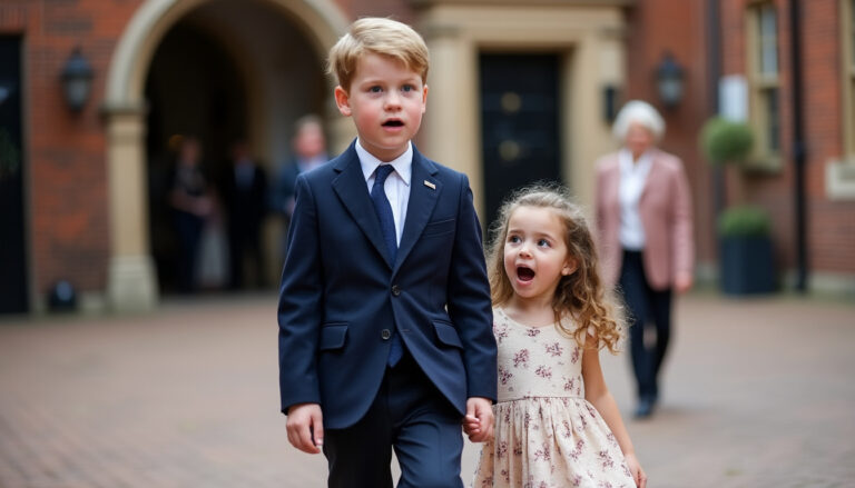 découvrez la photo surprenante du prince george avec une fille et ce que kate et william s'efforcent de protéger à tout prix pour préserver l'image et la vie privée de leur famille.