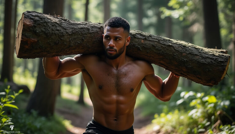 mma : le combattant brestois demonceaux puise son inspiration dans la nature, privilégiant la course en forêt avec un tronc d'arbre plutôt qu'un mode de vie à la rocky.