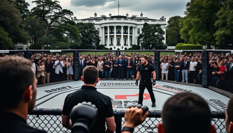 le ministère de la justice annonce deux nouvelles arrestations dans le cadre du spectacle mma à la maison blanche, révélant les coulisses de cet événement inattendu.