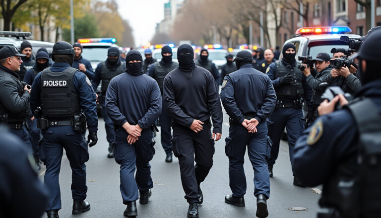huit individus inculpés pour terrorisme et homicide suite à une attaque contre la maison blanche, soulignant une menace sécuritaire majeure.