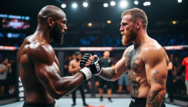 jon jones partage son admiration sincère pour conor mcgregor à l'approche de son grand retour sur le ring, soulignant son impact et sa carrière impressionnante.