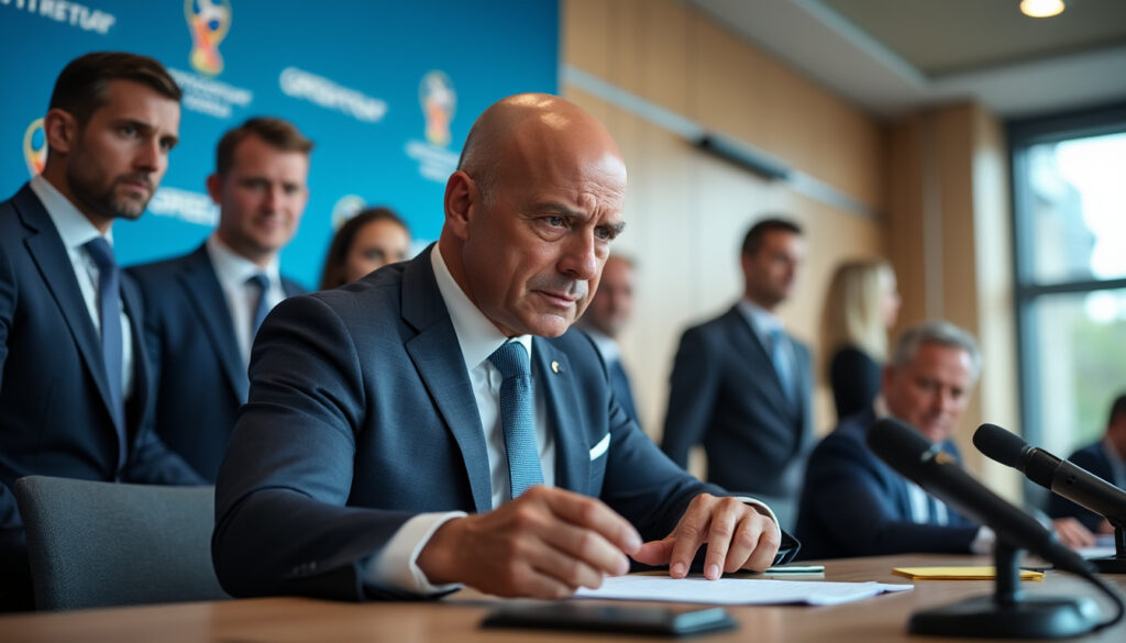 gianni infantino critique les discours trop longs des dirigeants du football et présente une nouvelle initiative pour dynamiser le sport.
