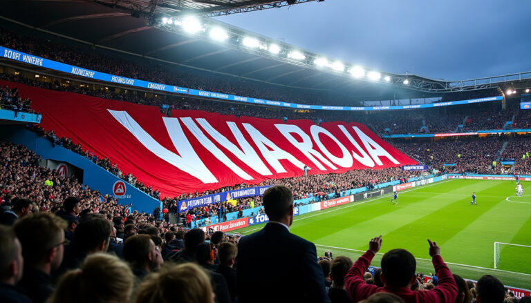 découvrez les raisons et motivations expliquées par le vice-président des south winners derrière le tifo 'viva roja' dans les tribunes de l'om.