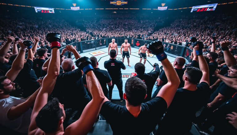 suivez le combat pour la ceinture mondiale des poids coqs du pfl en mma à la ldlc arena, un rendez-vous incontournable pour les fans de sports de combat.